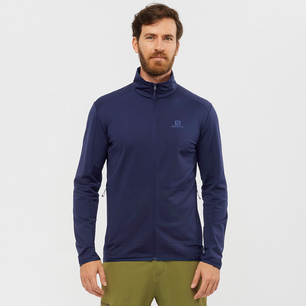 Salomon Israel - Mens Midlayers - Navy (EHAL-27401)